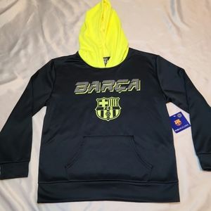 Official FCBARCELONA Youth Sweatshirt Hoodie Large